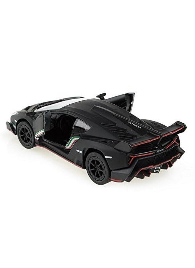 Lamborghini Veneno 1/36 Diecast Metal Toy Model (Black, Matt)