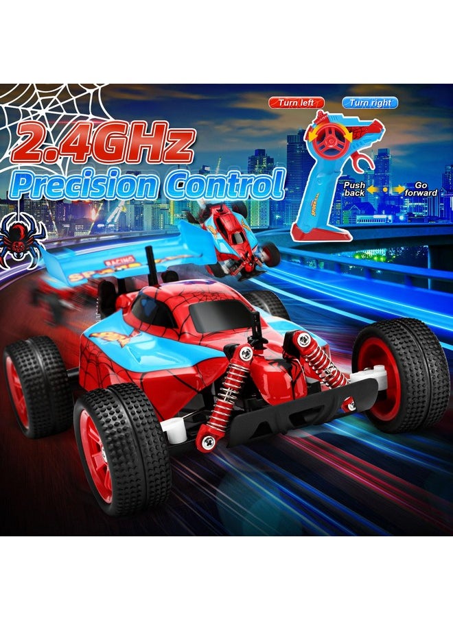 Spider Remote Control Car For Boys, Drift Rc Cars For Kids 3+ 2.4Ghz Beginners 2Wd Rc Racing Car Monster Trucks Xmas Gift For 4 5 6 7 8 Year Old Boy Birthday Gift