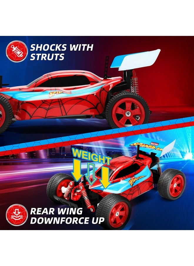 Spider Remote Control Car For Boys, Drift Rc Cars For Kids 3+ 2.4Ghz Beginners 2Wd Rc Racing Car Monster Trucks Xmas Gift For 4 5 6 7 8 Year Old Boy Birthday Gift