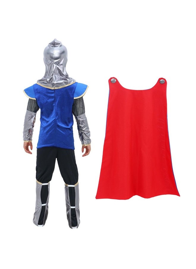 Kids Knight Costume Toddler Boy Dress Up Clothes Medieval Costumes With Cape Toys Accessories Halloween Gifts