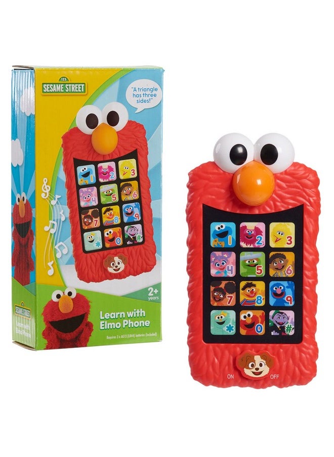 Learn With Elmo Pretend Play Phone, Learning And Education, Officially Licensed Kids Toys For Ages 2 Up By Just Play