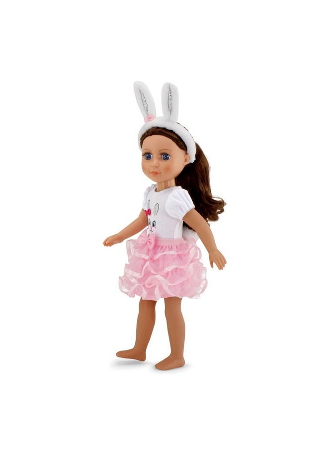 14 Inch Doll Bunny Outfit, Includes Bunny Ears Doll Accessories! | Gift Boxed And Perfect For Easter Gift! | 14