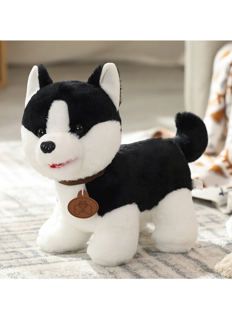 25 CM Cute Simulation Dog Plush Toy Soft Stuffed Animal Doll For Girls And Boys All Ages Gift（Style 12）