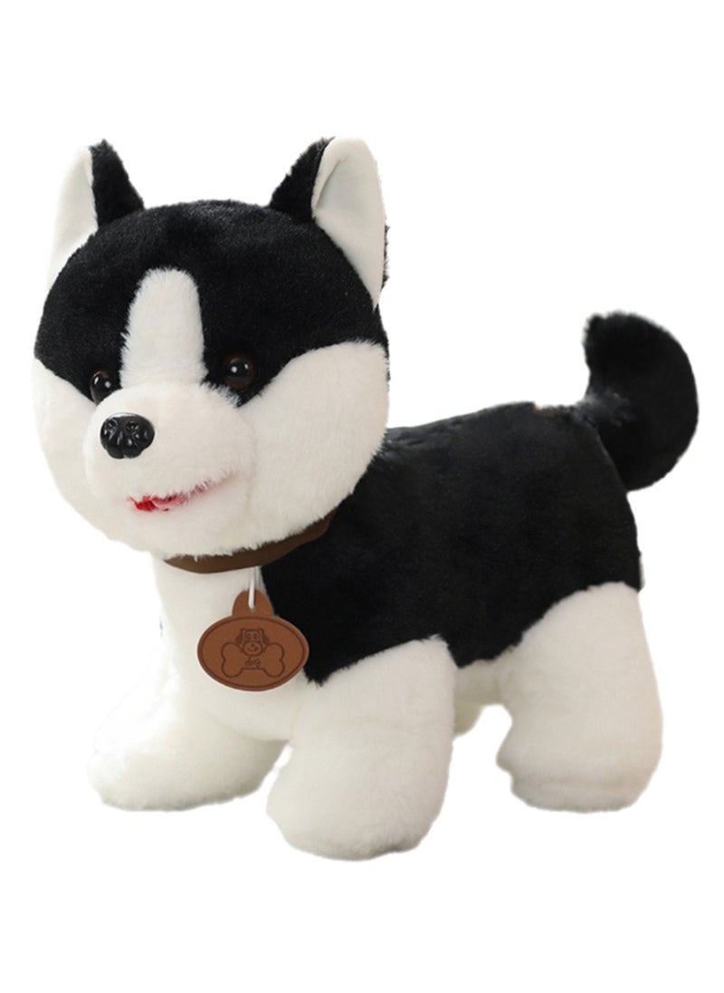 25 CM Cute Simulation Dog Plush Toy Soft Stuffed Animal Doll For Girls And Boys All Ages Gift（Style 12）