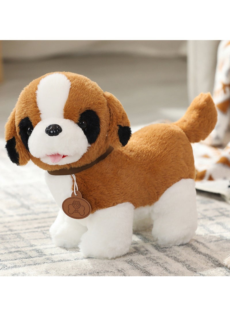 25 CM Cute Simulation Dog Plush Toy Soft Stuffed Animal Doll For Girls And Boys All Ages Gift（Style 10）