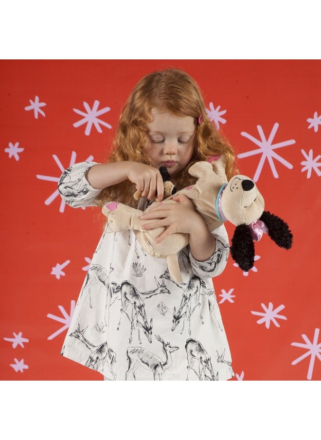 Nursing Nana Nurturing Dog Stuffed Animal With Plush Puppies