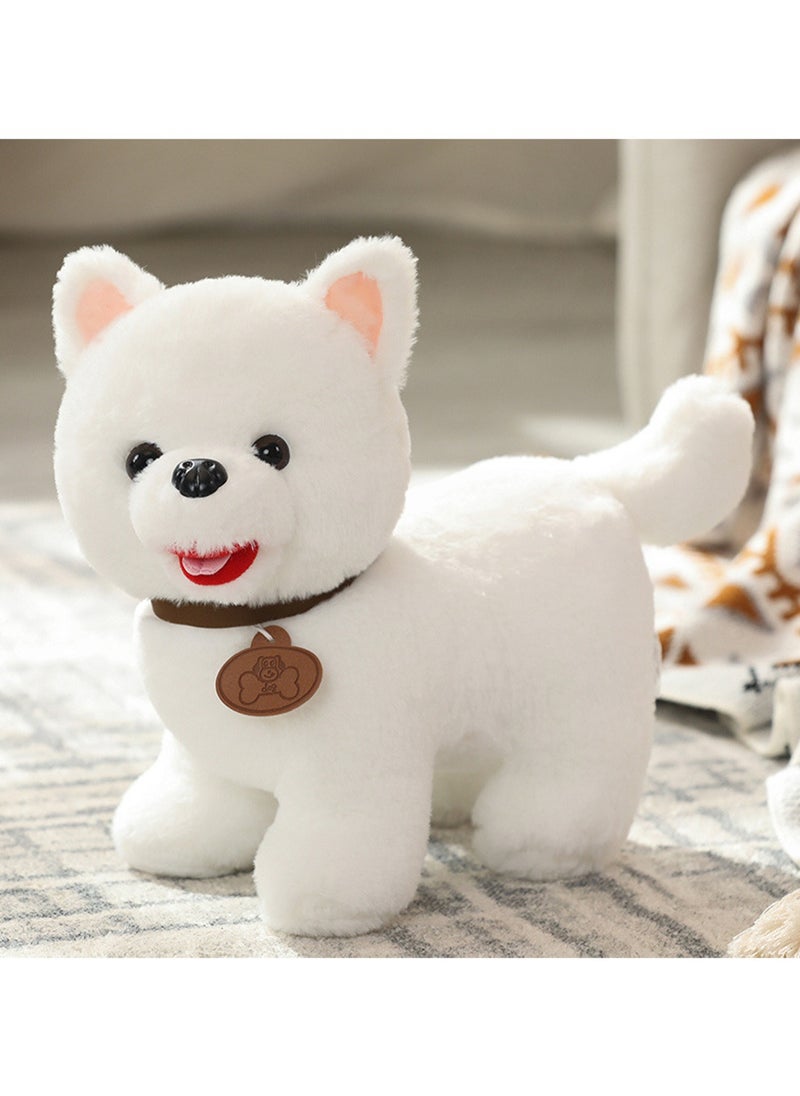 25 CM Cute Simulation Dog Plush Toy Soft Stuffed Animal Doll For Girls And Boys All Ages Gift（Style 11）