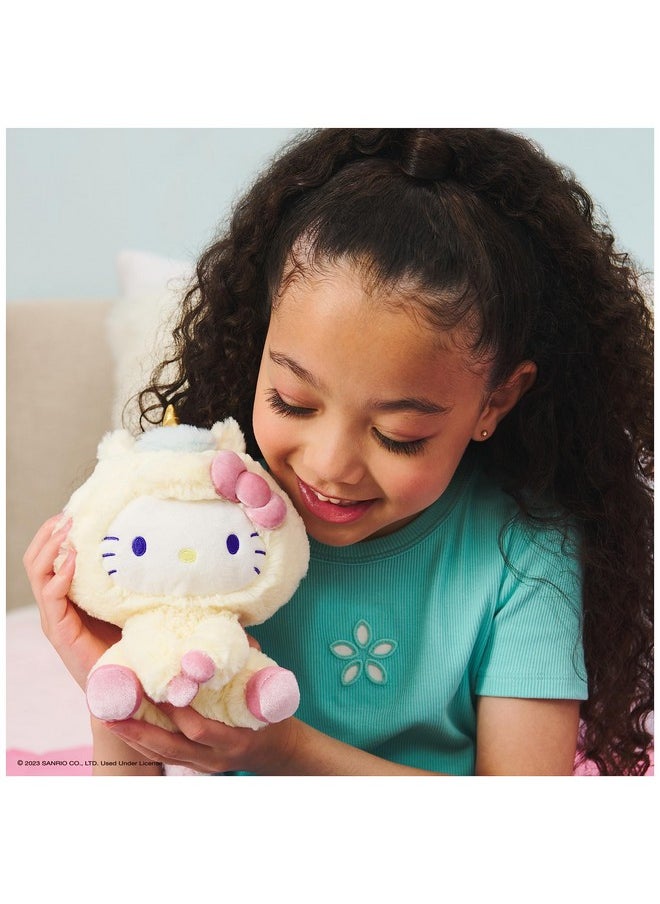 Sanrio Hello Kitty Unicorn Plush Toy, Premium Stuffed Animal For Ages 1 And Up, Yellow, 6”