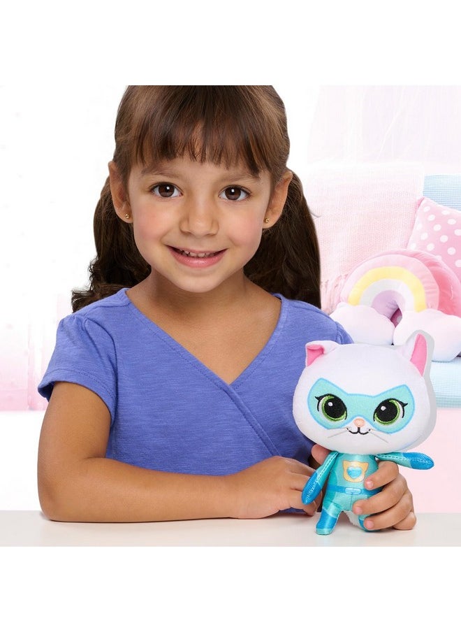 Disney Junior Superkitties 6.5-Inch Small Plush Stuffed Animal, Bitsy, Kitten, Kids Toys For Ages 2 Up