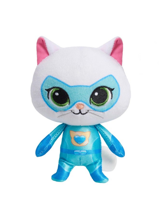 Disney Junior Superkitties 6.5-Inch Small Plush Stuffed Animal, Bitsy, Kitten, Kids Toys For Ages 2 Up