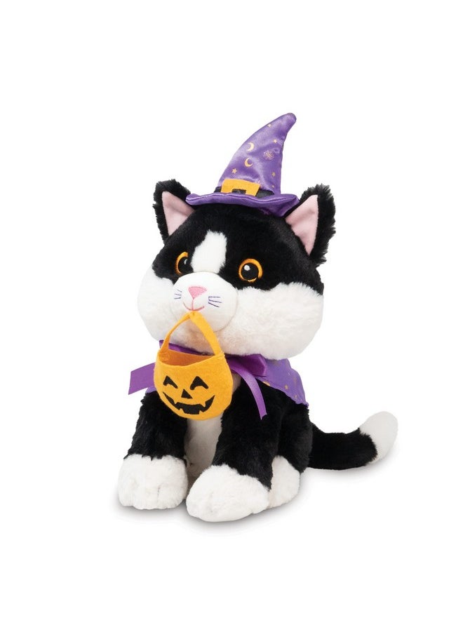 - Trick-Or-Treat Tammy | Animated Halloween Tuxedo Cat Stuffed Animal Plush Toy, Dressed As Wizard Twirls To I Want Candy, 9 Inches
