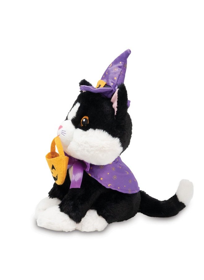 - Trick-Or-Treat Tammy | Animated Halloween Tuxedo Cat Stuffed Animal Plush Toy, Dressed As Wizard Twirls To I Want Candy, 9 Inches