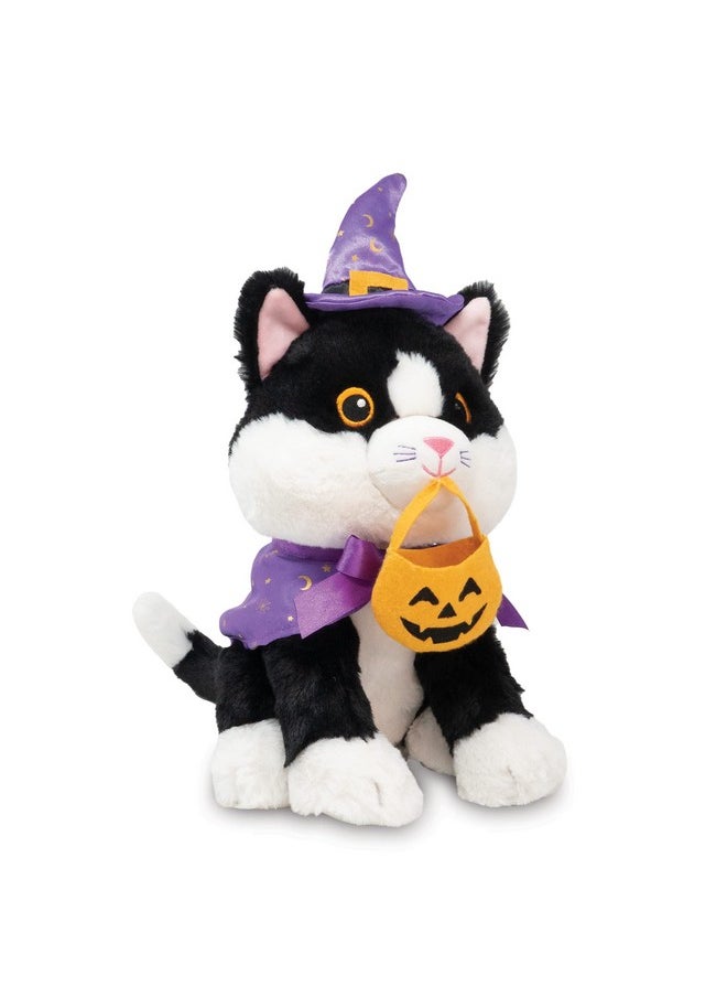 - Trick-Or-Treat Tammy | Animated Halloween Tuxedo Cat Stuffed Animal Plush Toy, Dressed As Wizard Twirls To I Want Candy, 9 Inches