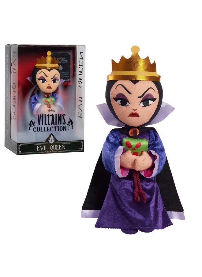 Disney Villains Collection: Evil Queen Plush, 13-Inch Collectible Plush Doll, Kids Toys For Ages 3 Up, Amazon Exclusive