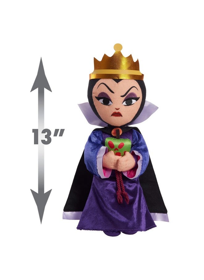 Disney Villains Collection: Evil Queen Plush, 13-Inch Collectible Plush Doll, Kids Toys For Ages 3 Up, Amazon Exclusive