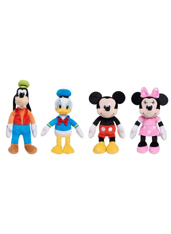 Nior Mickey Mouse Bean Plush Mickey Mouse Stuffed Animal, Kids Toys For Ages 2 Up By Just Play