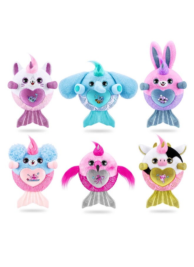 Mermaidcorn (Puppy) By Zuru, Collectible Plush, Mermaid Surprises, Cuddle Plush Stuffed Animal, Surprise Egg, Stickers, Magic Sands & Bubble Mixture, For Girls 3+ Up