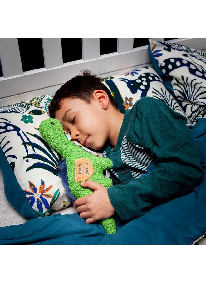 Tooth Fairy Kit - Danny The Dinosaur Plush Figure W/Pocket, Loose Tooth A Tooth Fairy Book For Little Boys About To Loose A Tooth