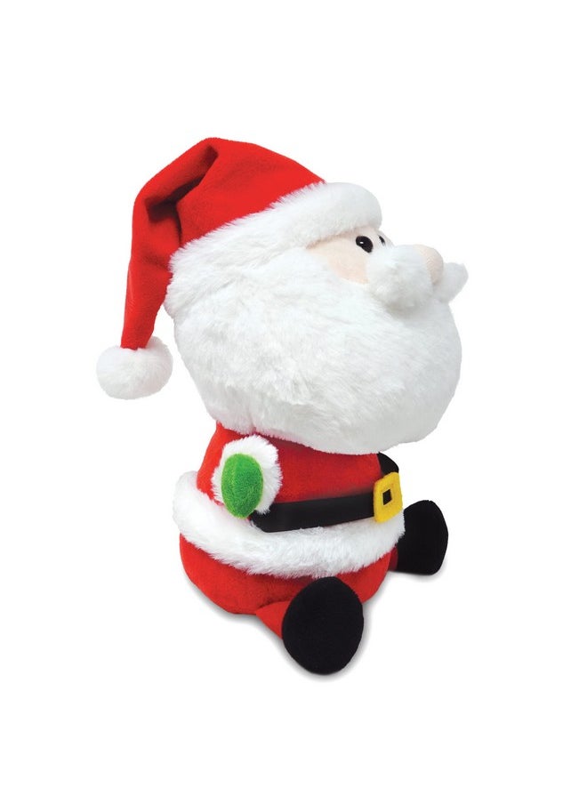 - Caroling Cuties Santa | Animated Singing Holiday Christmas Santa Claus Stuffed Animal Plush Toy Sings Here Comes Santa Claus, 10 Inches