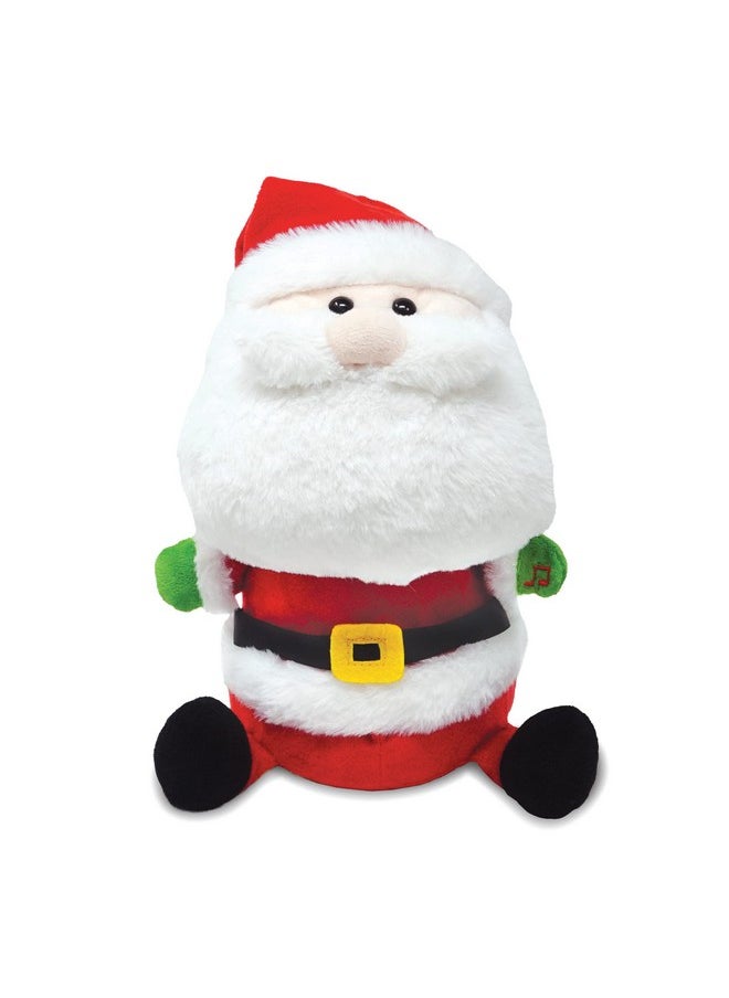 - Caroling Cuties Santa | Animated Singing Holiday Christmas Santa Claus Stuffed Animal Plush Toy Sings Here Comes Santa Claus, 10 Inches
