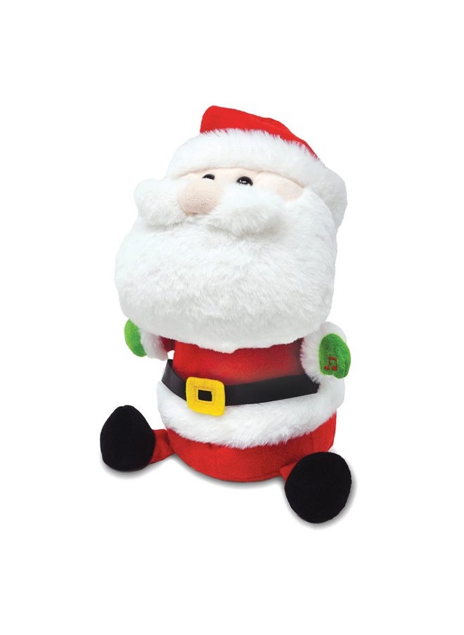 - Caroling Cuties Santa | Animated Singing Holiday Christmas Santa Claus Stuffed Animal Plush Toy Sings Here Comes Santa Claus, 10 Inches