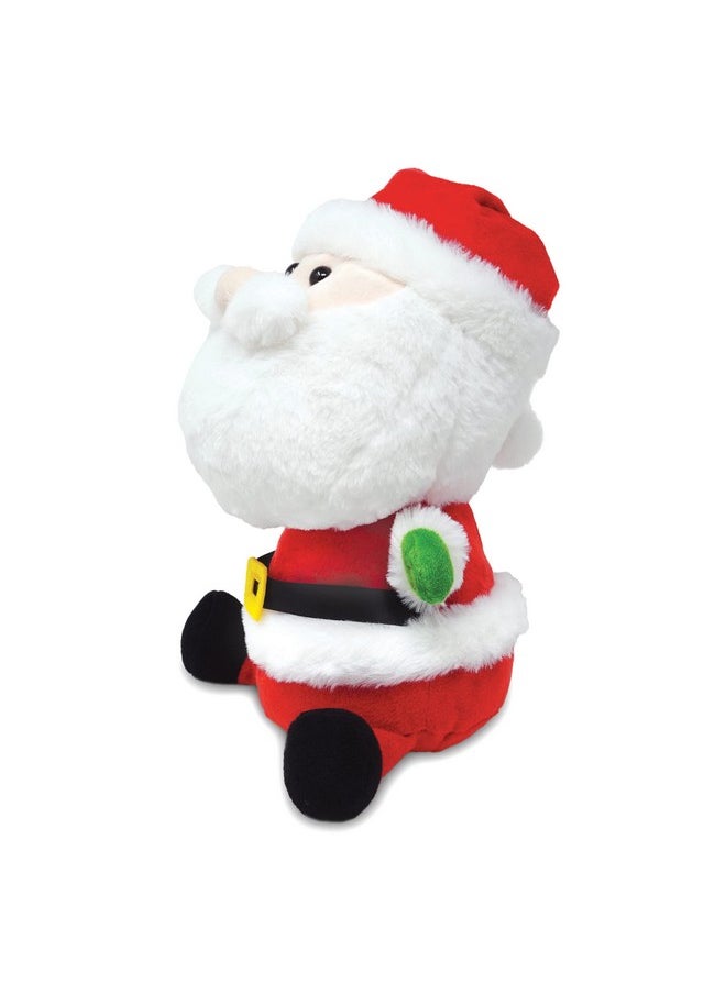 - Caroling Cuties Santa | Animated Singing Holiday Christmas Santa Claus Stuffed Animal Plush Toy Sings Here Comes Santa Claus, 10 Inches