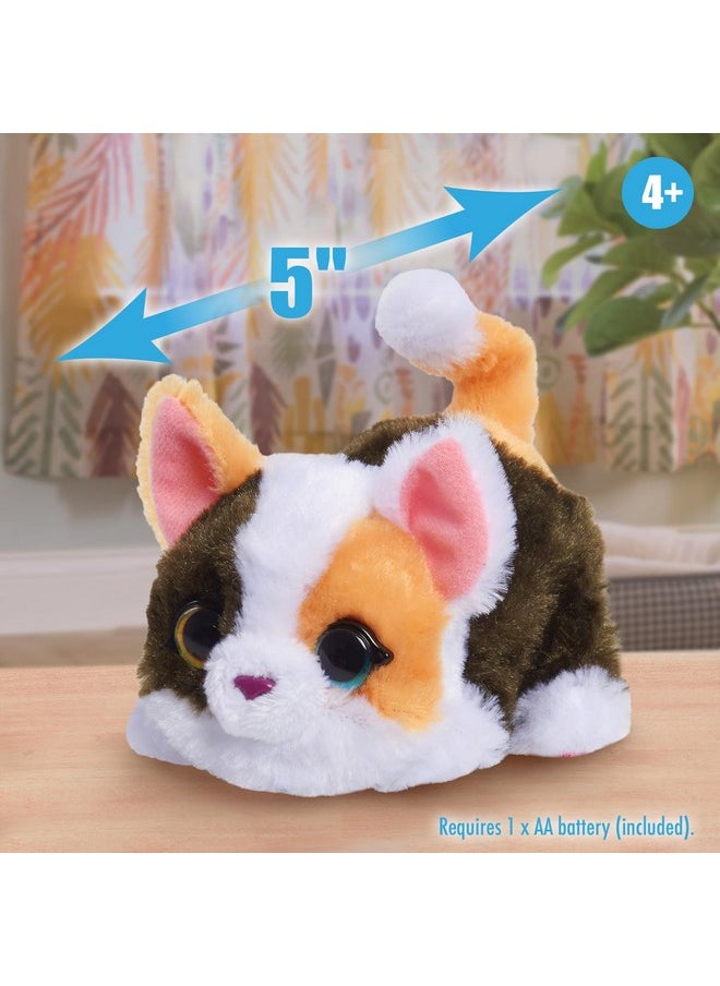 Y Minis Kitty Interactive Toy, Small Plush Kitty With Motion, Stuffed Animals, Kids Toys For Ages 4 Up By Just Play