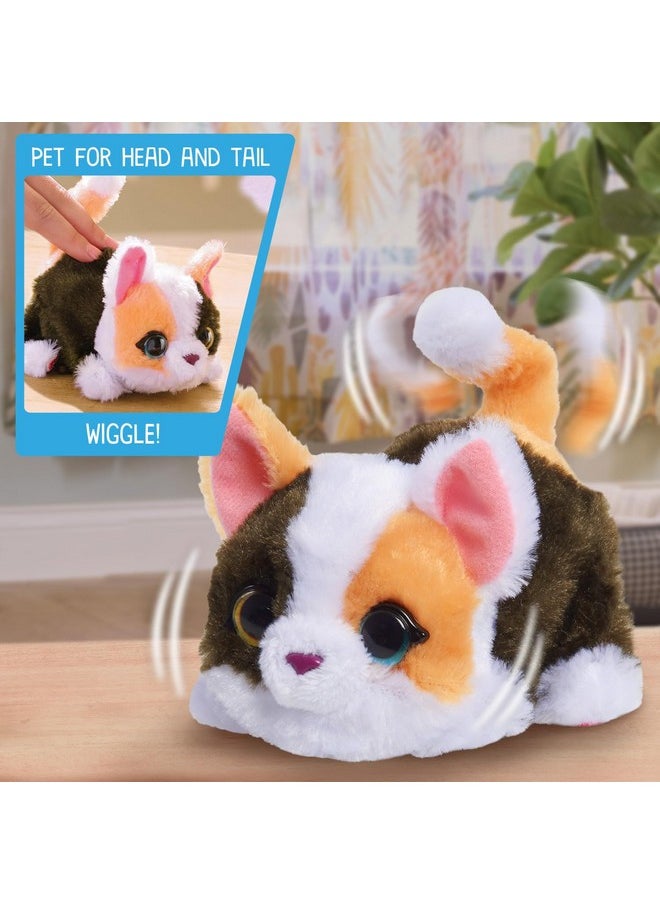 Y Minis Kitty Interactive Toy, Small Plush Kitty With Motion, Stuffed Animals, Kids Toys For Ages 4 Up By Just Play