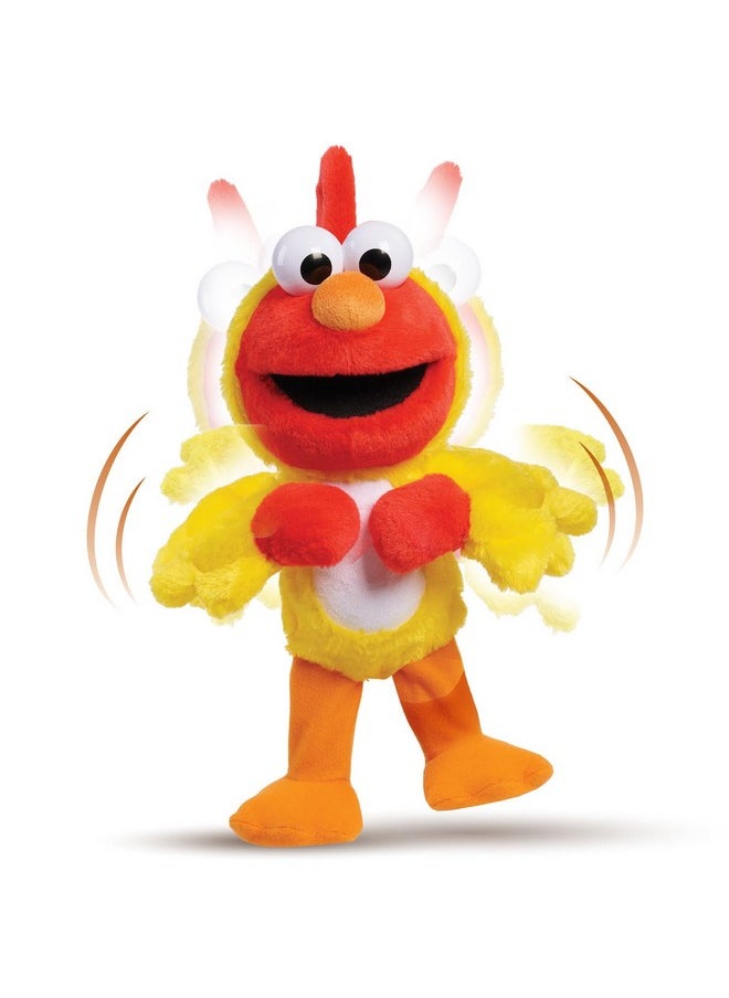 Sesame Street Chicken Dance Elmo Feature 13 Inch Plush, Interactive Singing And Dancing Plush, Stuffed Animal. Kids Toys For Ages 2 Up