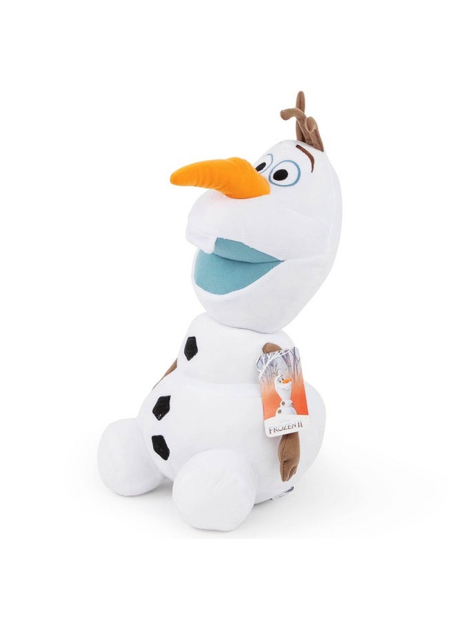 Disney Frozen 2 Olaf Plush Stuffed Pillow Buddy - Super Soft Polyester Microfiber, 17 Inch (Official Disney Product)