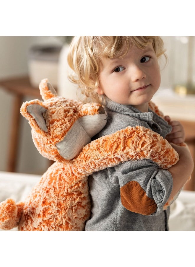 Heartful Hugs Fox Orange 17.5 Inch Weighted Childrens Plush Stuffed Animal