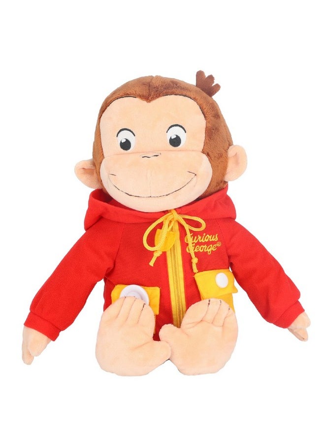Curious George Learn To Dress Monkey Stuffed Animal Plush Toys Soft Cute Cuddle Plushie Gifts For Baby And Toddler Boys And Girls - 16