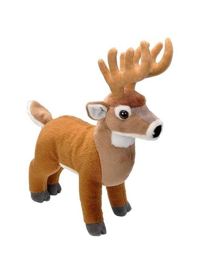 White Tail Buck Plush, Stuffed Animal, Plush Toy, Gifts For Kids, Cuddlekins 12 Inches