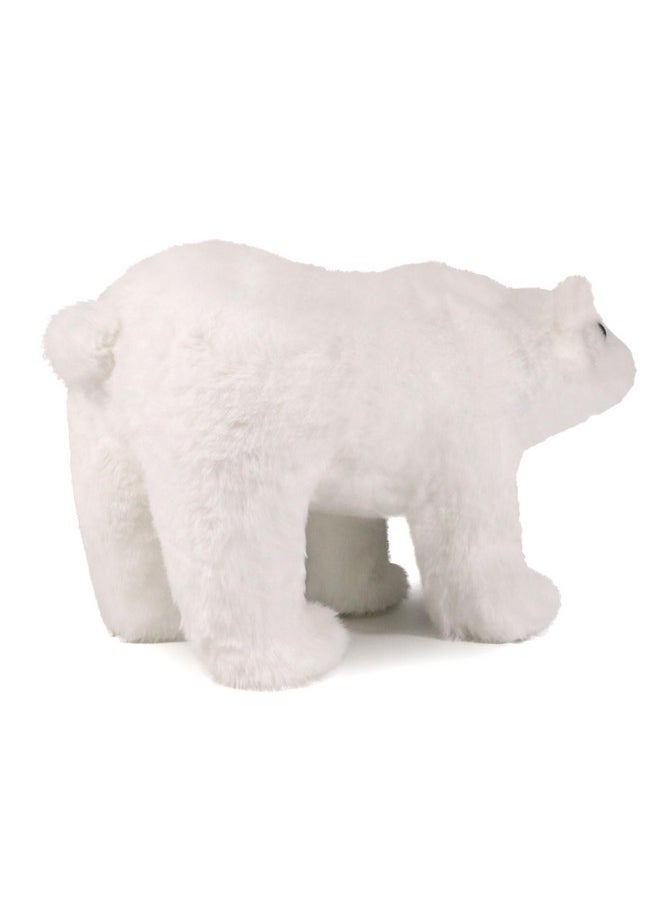 Large Polar Bear Stuffed Animal Reailistic Plush Toy 15 Inches Length White