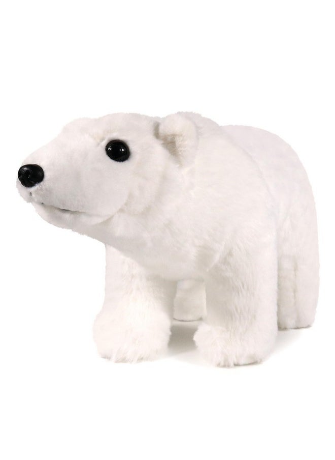 Large Polar Bear Stuffed Animal Reailistic Plush Toy 15 Inches Length White