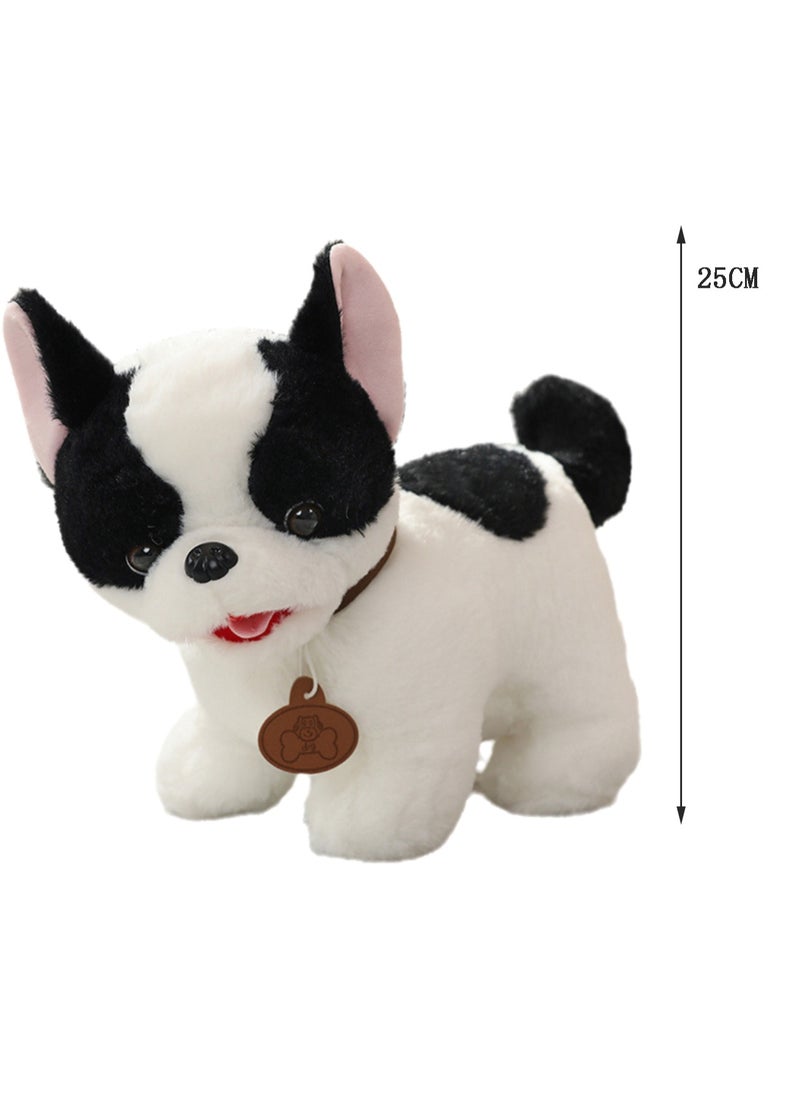 25 CM Cute Simulation Dog Plush Toy Soft Stuffed Animal Doll For Girls And Boys All Ages Gift（Style 14）