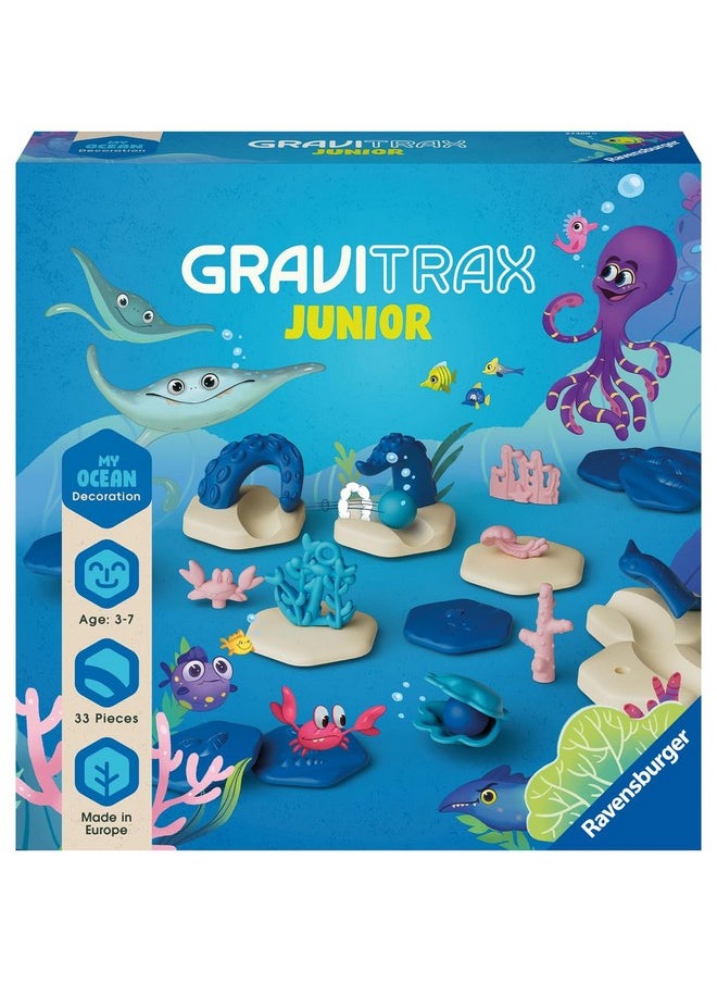 Gravitrax Junior Extension Ocean - Marble Run, Stem And Construction Toys For Kids Age 3 Years Up - Kids Gifts