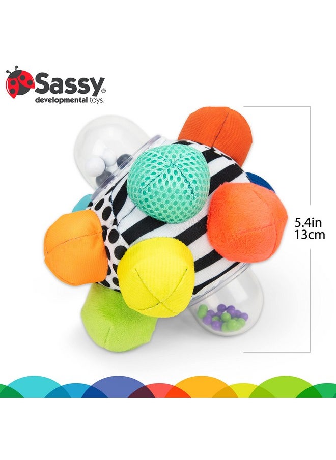 Developmental Bumpy Ball, Easy To Grasp Bumps Help Develop Motor Skills, Ages 6+ Months