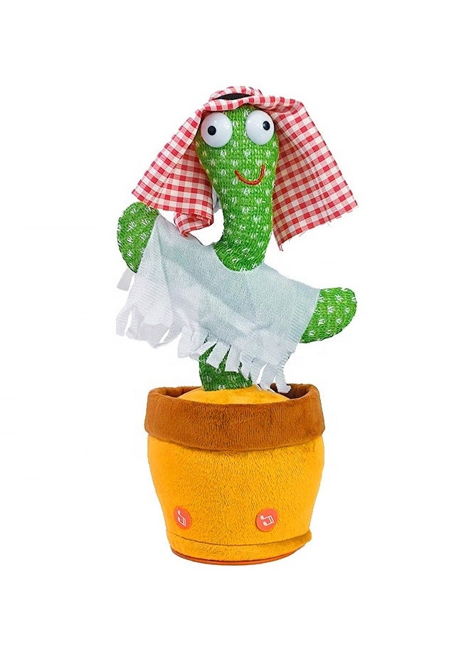 2-Piece Electric Dancing Cactus Plant Toys