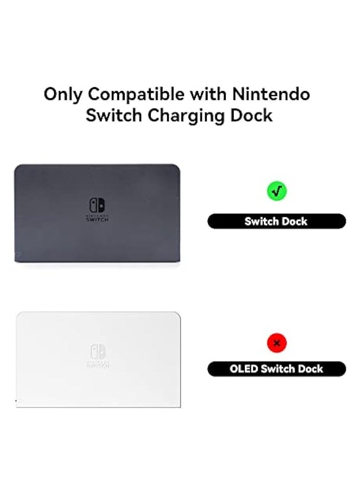 Anti Scratch Switch Dock Cover- Hard Faceplate Sleeve Pad for Switch Dock- DIY Replacement Shell Compatible with Switch Dock(Ice Cream Cat)