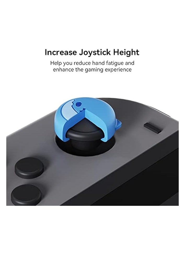 Cute Silicone Joycon Thumb Grip Caps, Joystick Cover Compatible with Nintendo Switch/OLED/Switch Lite,4PCS - Little Shark