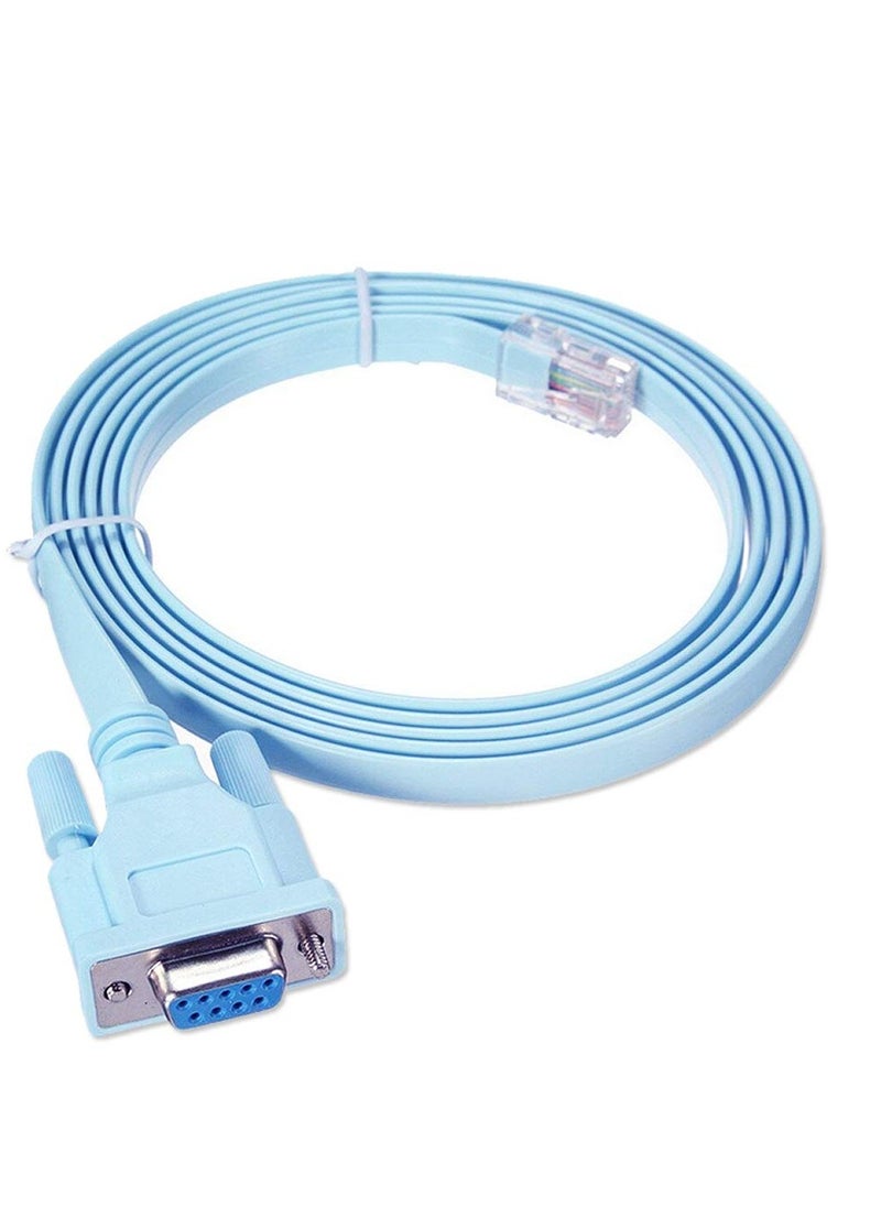 console cable Serial Cable Rj45 to DB9 & RS232 to USB (2 In 1) for Cisco device 1M+1.8M