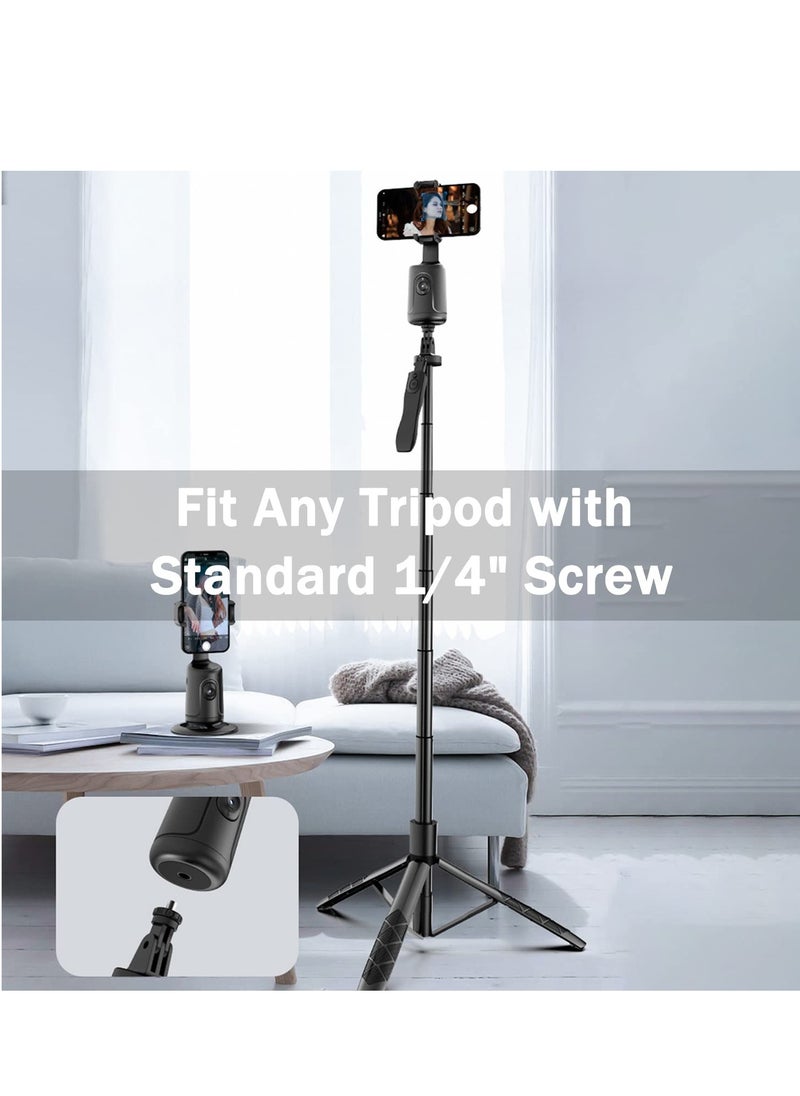 Smart 360° Auto Face Tracking Gimbal – Stable Base Selfie Stabilizer with Adjustable Lens for Smartphone Vlogging & Video Chats