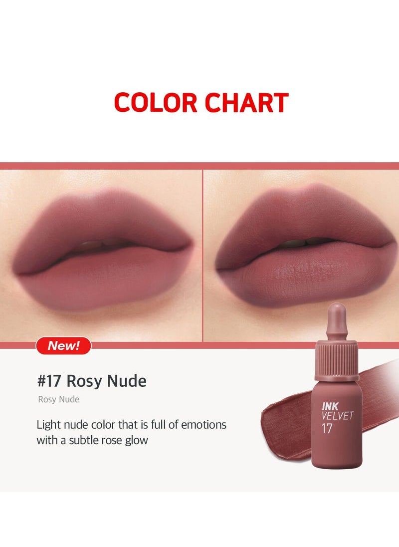 Peripera Ink Airy Velvet 17 Rosy Nude (4g)