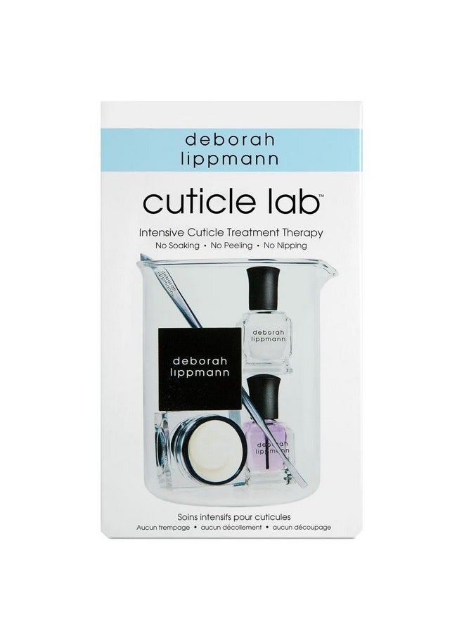 Cuticle Lab | Cuticle Oil, Remover And Pusher With Repair Cream | No Soaking, No Peeling, No Nipping | 4-Piece Set