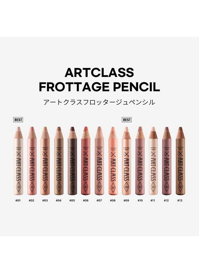 - Artclass Frottage Pencil #1 Shining Linen, Eye Shadow, Blusher, Soft & Natural Blending, K Beauty