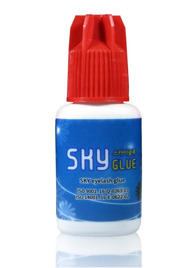 Tension Glue Sky S+ / Strong Black Adhesive (0.17Fl.Oz / 5Ml) / 1-2 Sec Dry Time/Retention - 7 Weeks/Professional Supplies/Stacy Lash