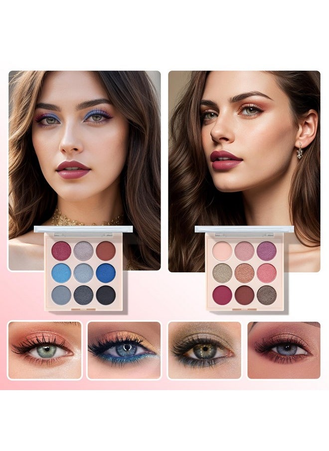 Beginner Makeup Set, Full Starter Cosmetics Set For Teenager Girls With Eyeshadow Palette Blush Lipstick Lip Pencil Eye Pencil Brush Mascara Portable Bag