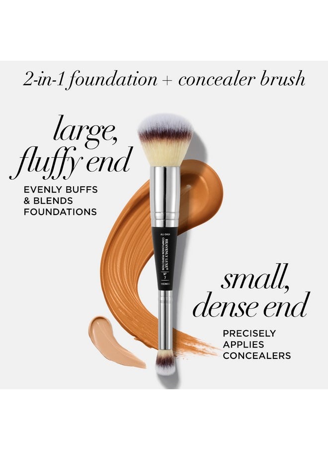 Heavenly Luxe Complexion Perfection Brush #7 - Foundation & Concealer Brush In One - Soft Bristles - Pro-Hygienic & Ideal For Sensitive Skin Multicolor