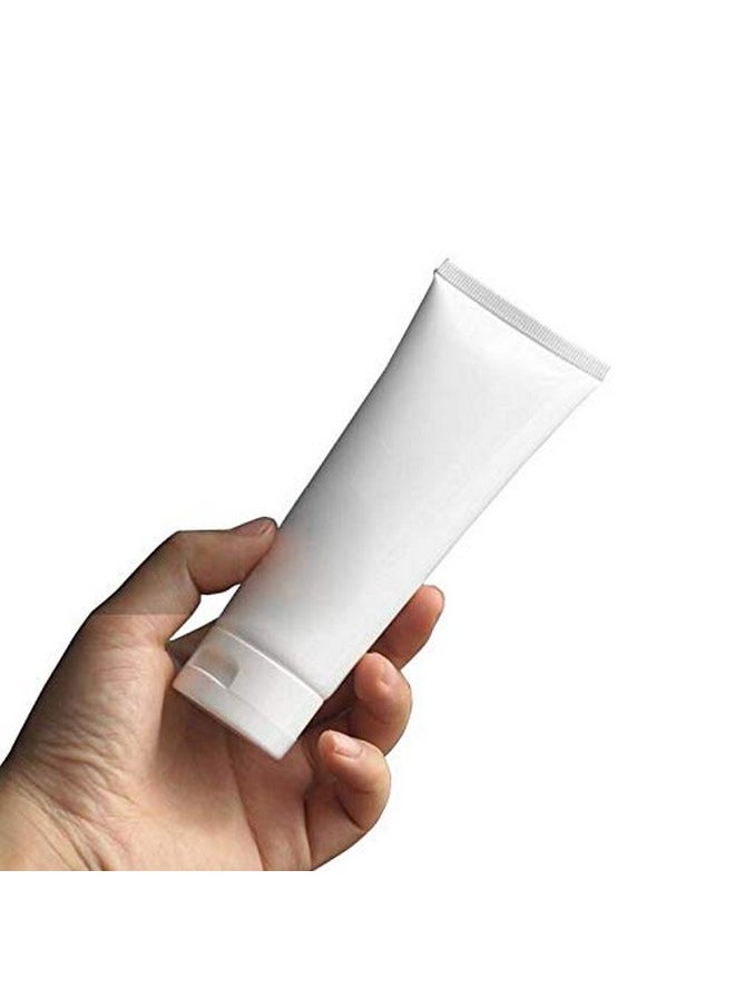 20Pcs 50Ml/1.7Oz Empty Refillable Plastic Squeezable Facial Cleanser Bottle Cosmetic Soft Tube Bottle Container Sample Packaging Vials With Flip Cap For Travel Lotion Shower Gel Shampoo Toiletries